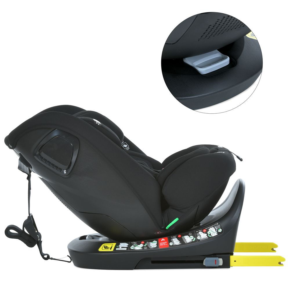 Автокрісло i-Hold ME 1188 El Camino чорне для дітей 0+/1/2/3 з регульованим підголівником