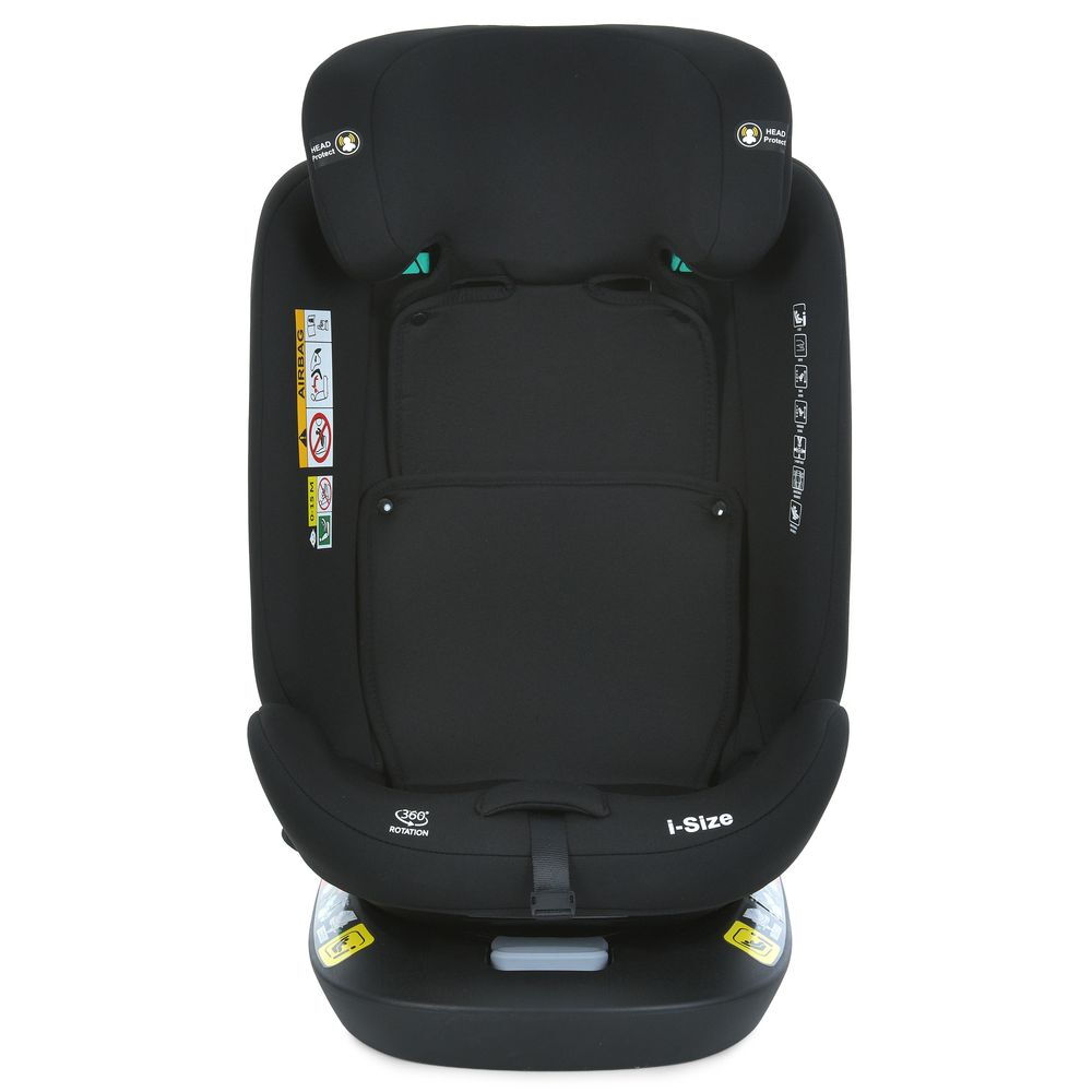 Автокрісло i-Hold ME 1188 El Camino чорне для дітей 0+/1/2/3 з регульованим підголівником
