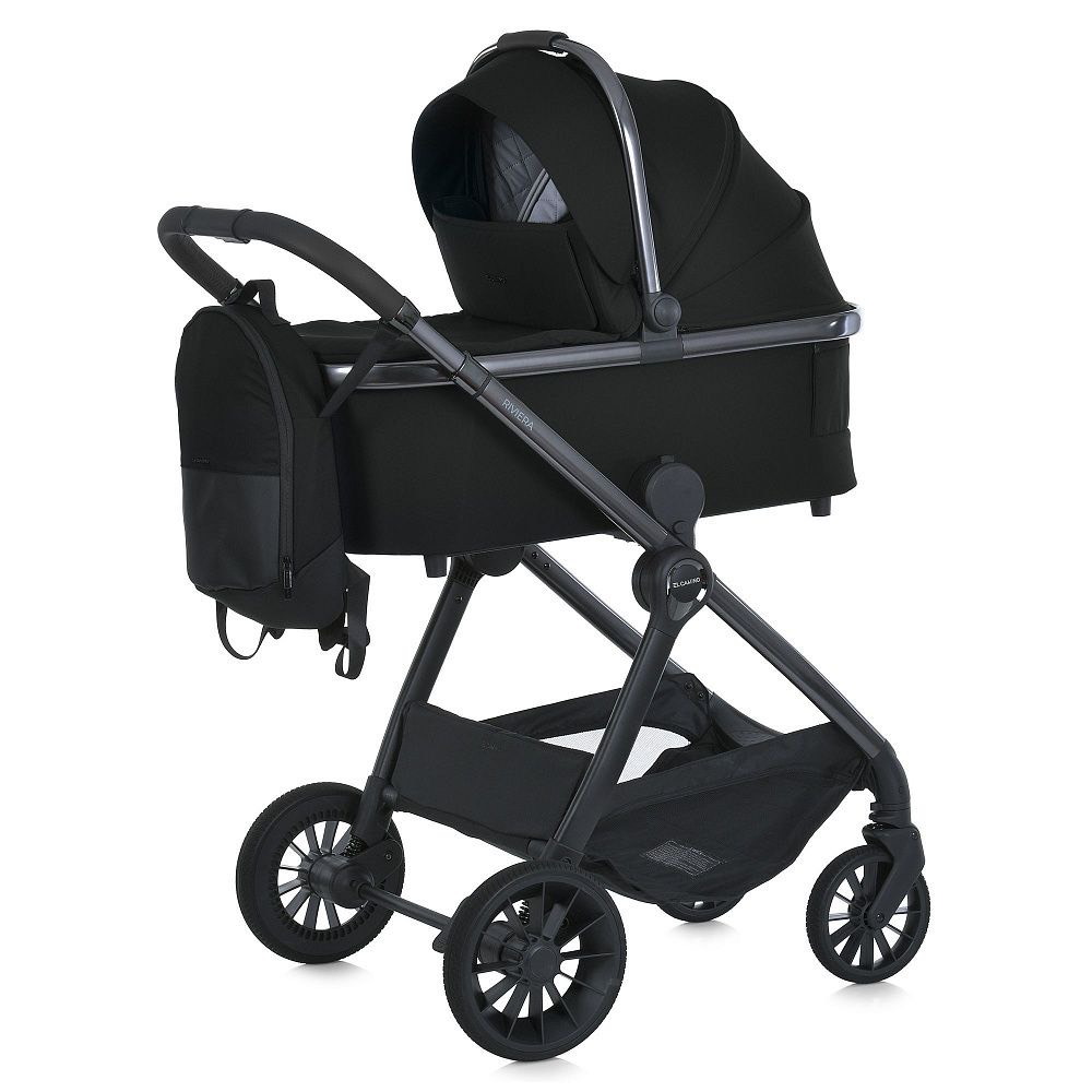 Коляска 2 в 1 ME 1183 Jet Black El Camino, чорна