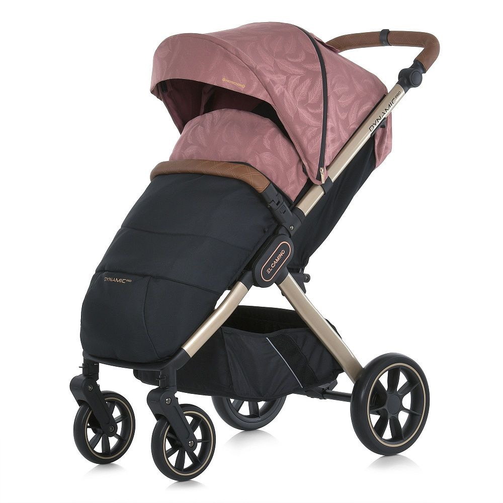 Коляска прогулянкова ME 1053G-2 DYNAMIC Pink El Camino, рожева чохол