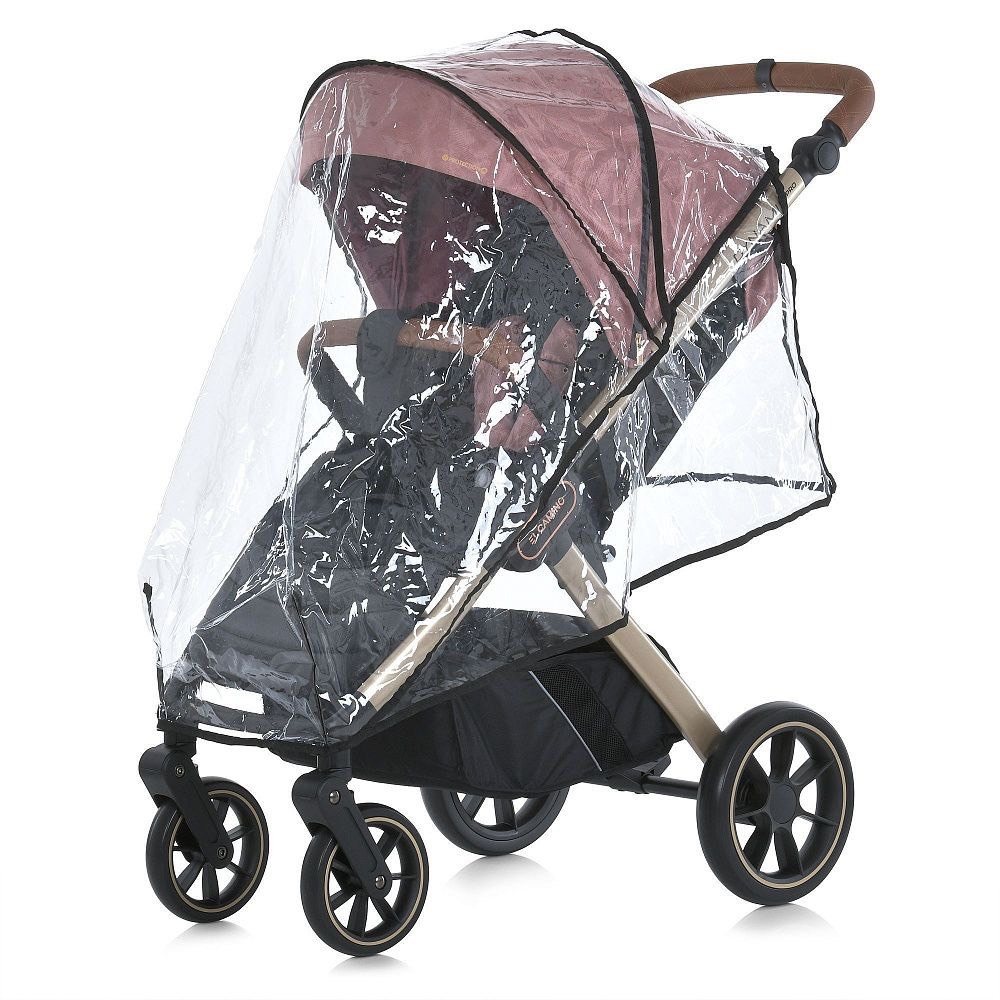 Коляска прогулянкова ME 1053G-2 DYNAMIC Pink El Camino, рожева дощ
