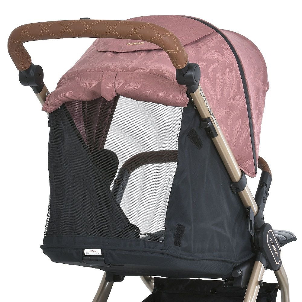 Коляска прогулянкова ME 1053G-2 DYNAMIC Pink El Camino, рожева вікно