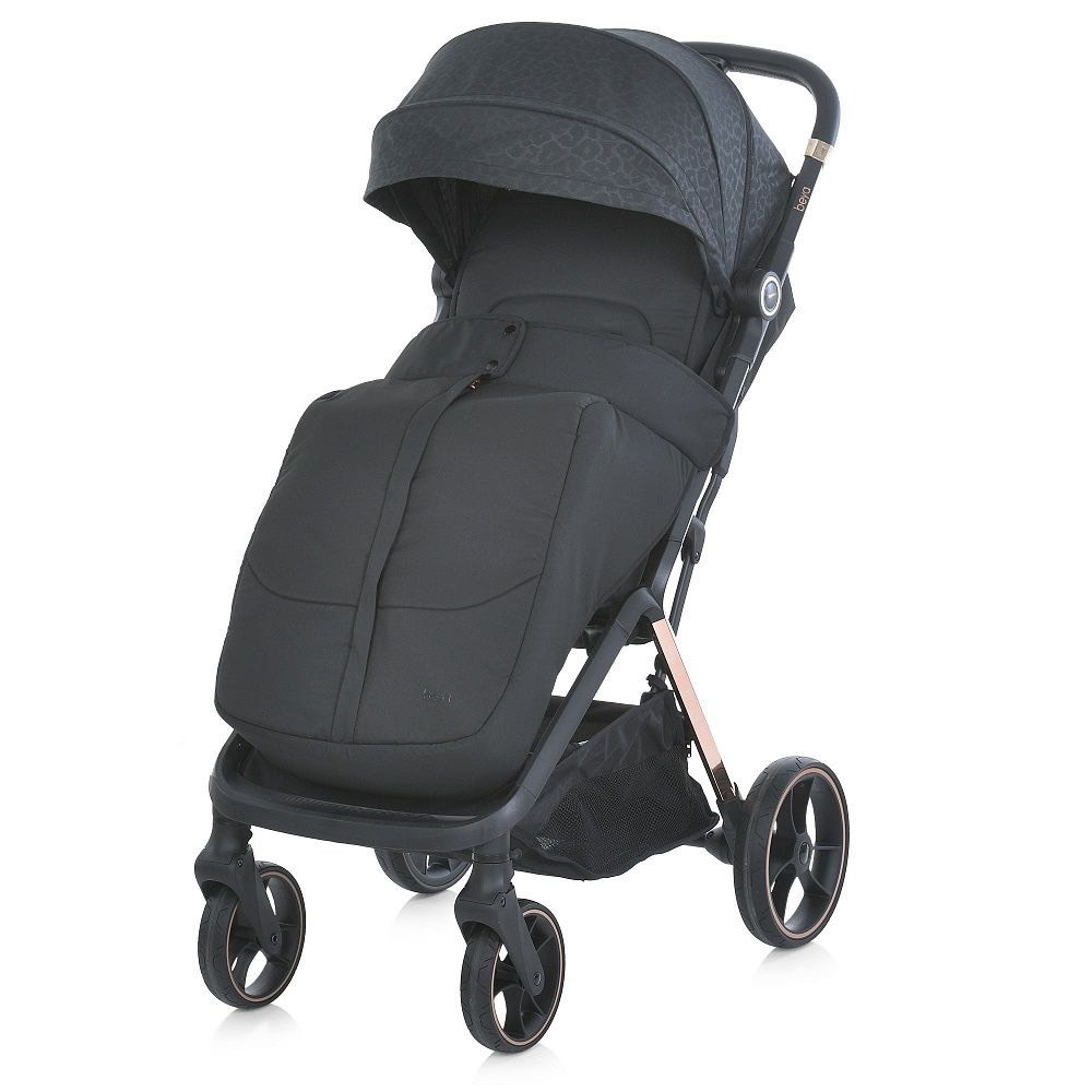 Коляска прогулочная ME 1127-G BEYA Black El Camino, черная чехол