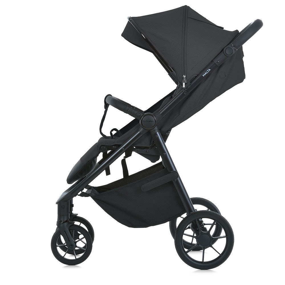 Коляска прогулянкова ME 1182 MALTA Black El Camino, чорна бік