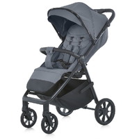 Коляска прогулочная ME 1182 MALTA Gray El Camino, серая
