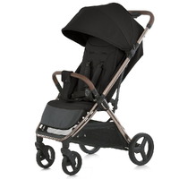 Коляска прогулочная ME 1192 AXIS Black El Camino, черная