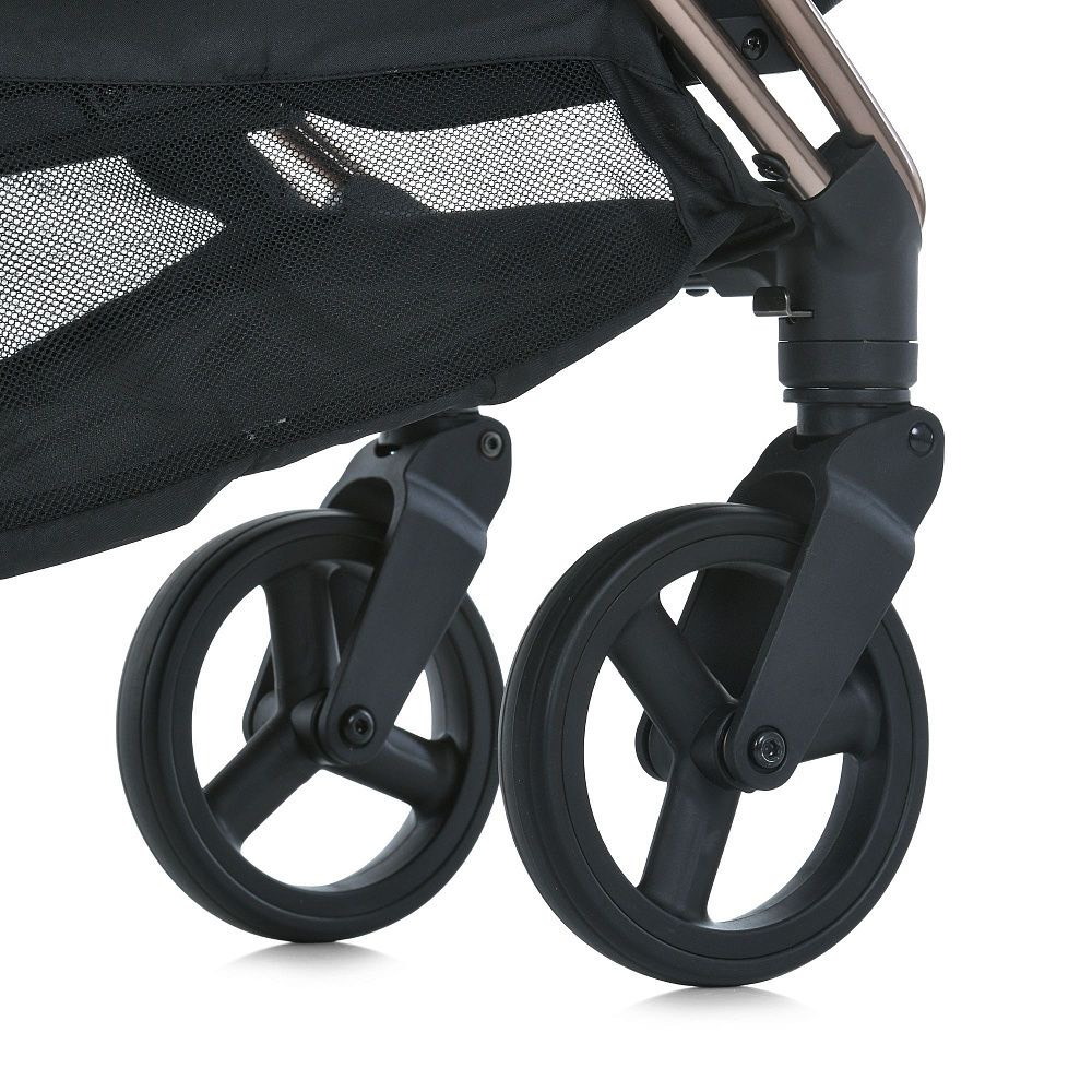 Коляска прогулянкова ME 1192 AXIS Black El Camino, чорна колеса