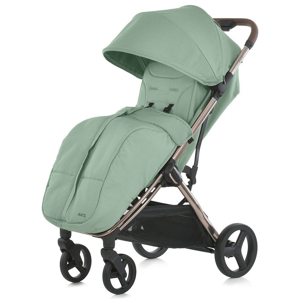 Коляска прогулочная ME 1192 AXIS Green El Camino, зеленый чехол