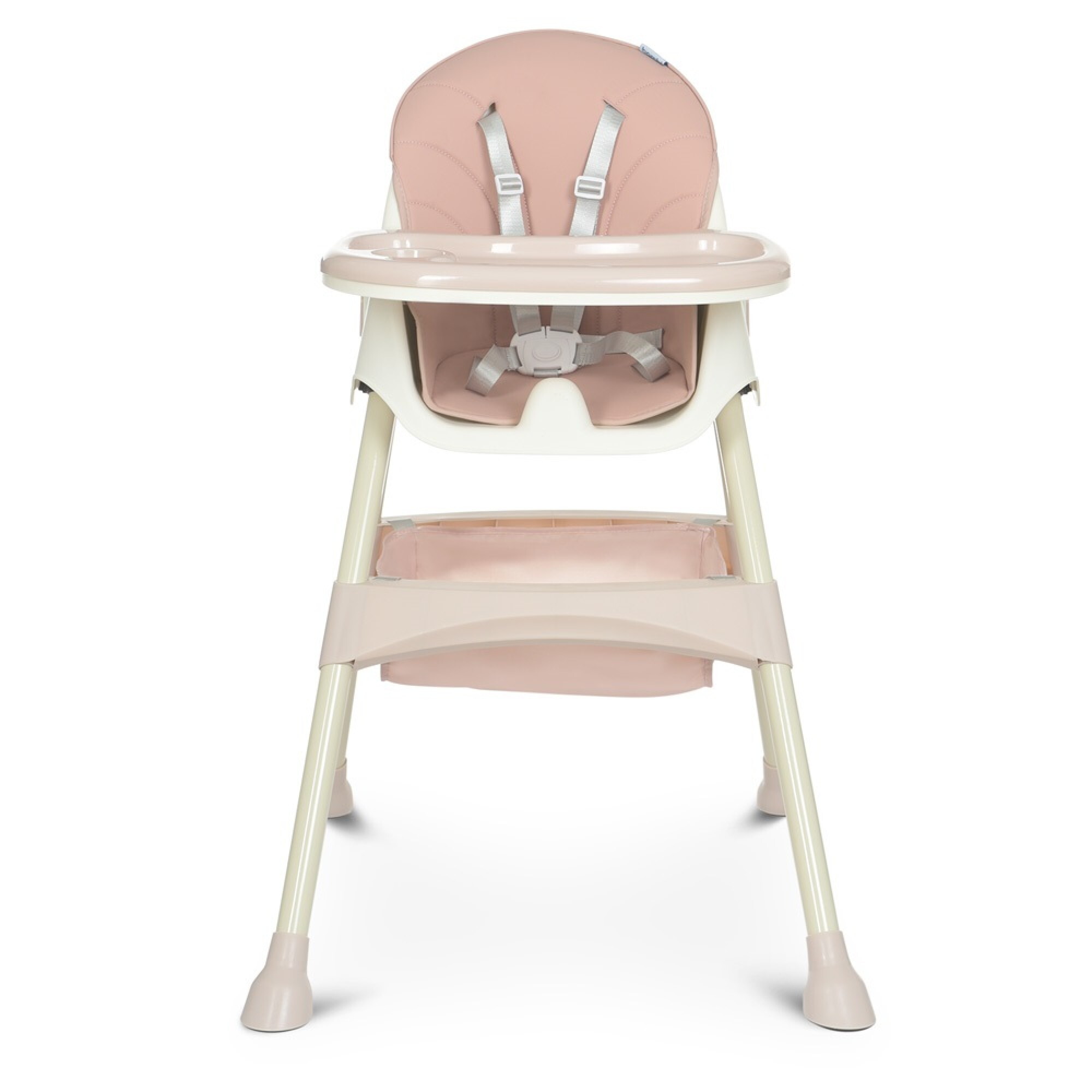 Стільчик для годування Bambi M-4136-2 рожевий з підносом та ременями безпеки