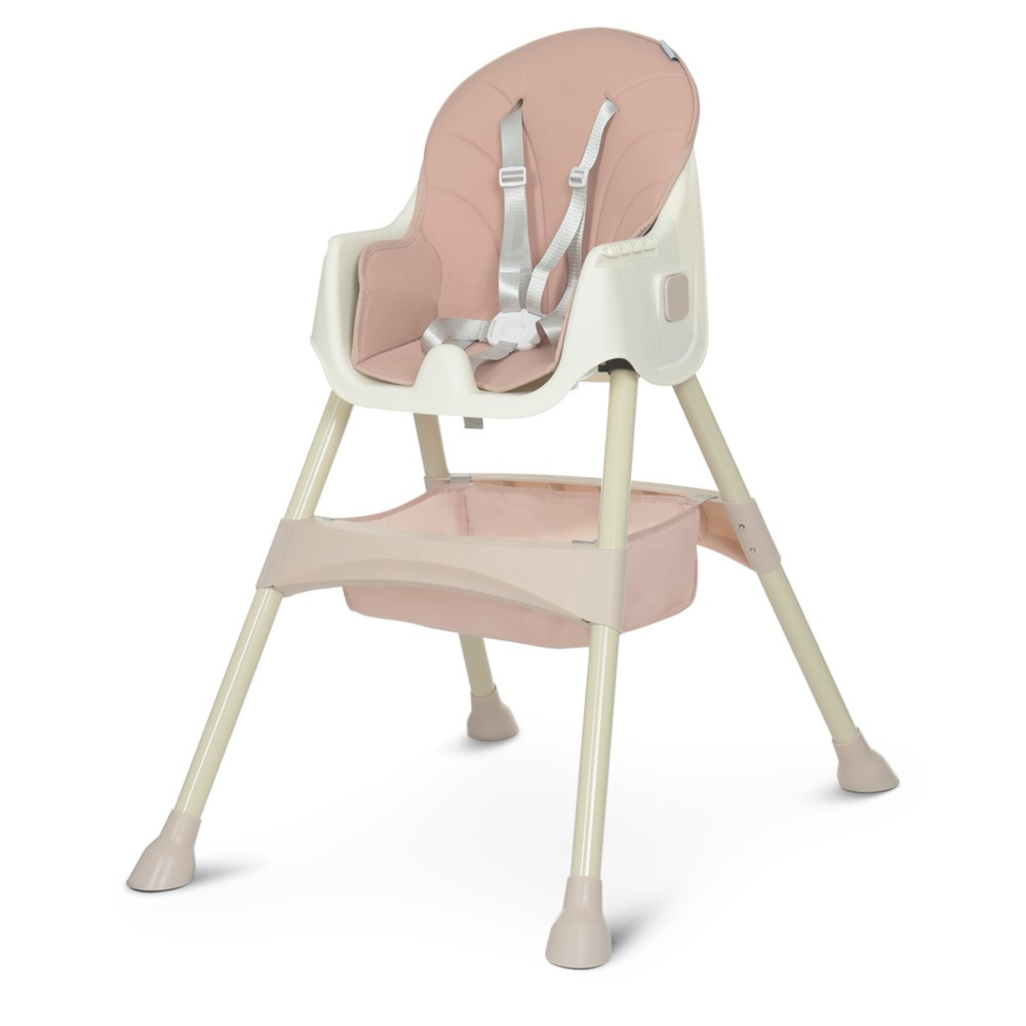 Стільчик для годування Bambi M-4136-2 рожевий з підносом та ременями безпеки