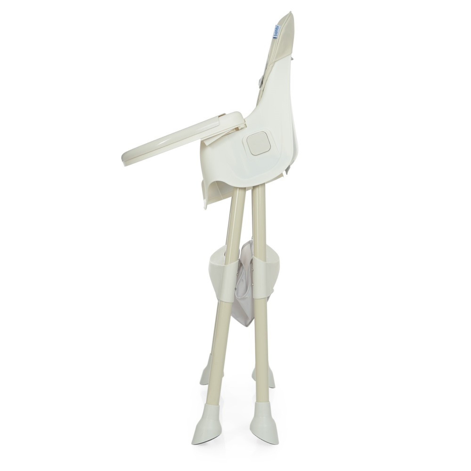 Стільчик для годування Bambi M-4136-2 сірий у складеному вигляді