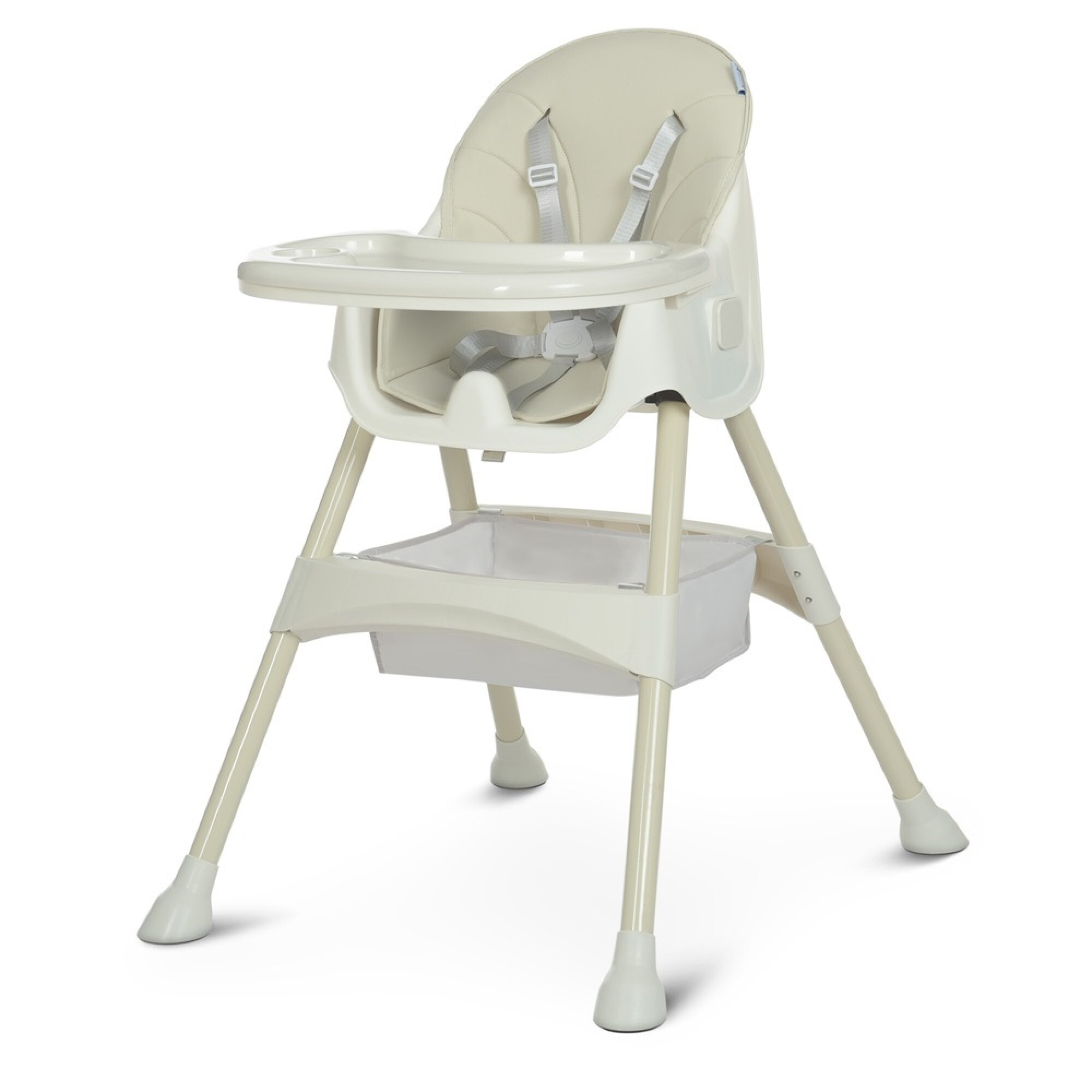 Стульчик для кормления Bambi M-4136-2 серый с подносом