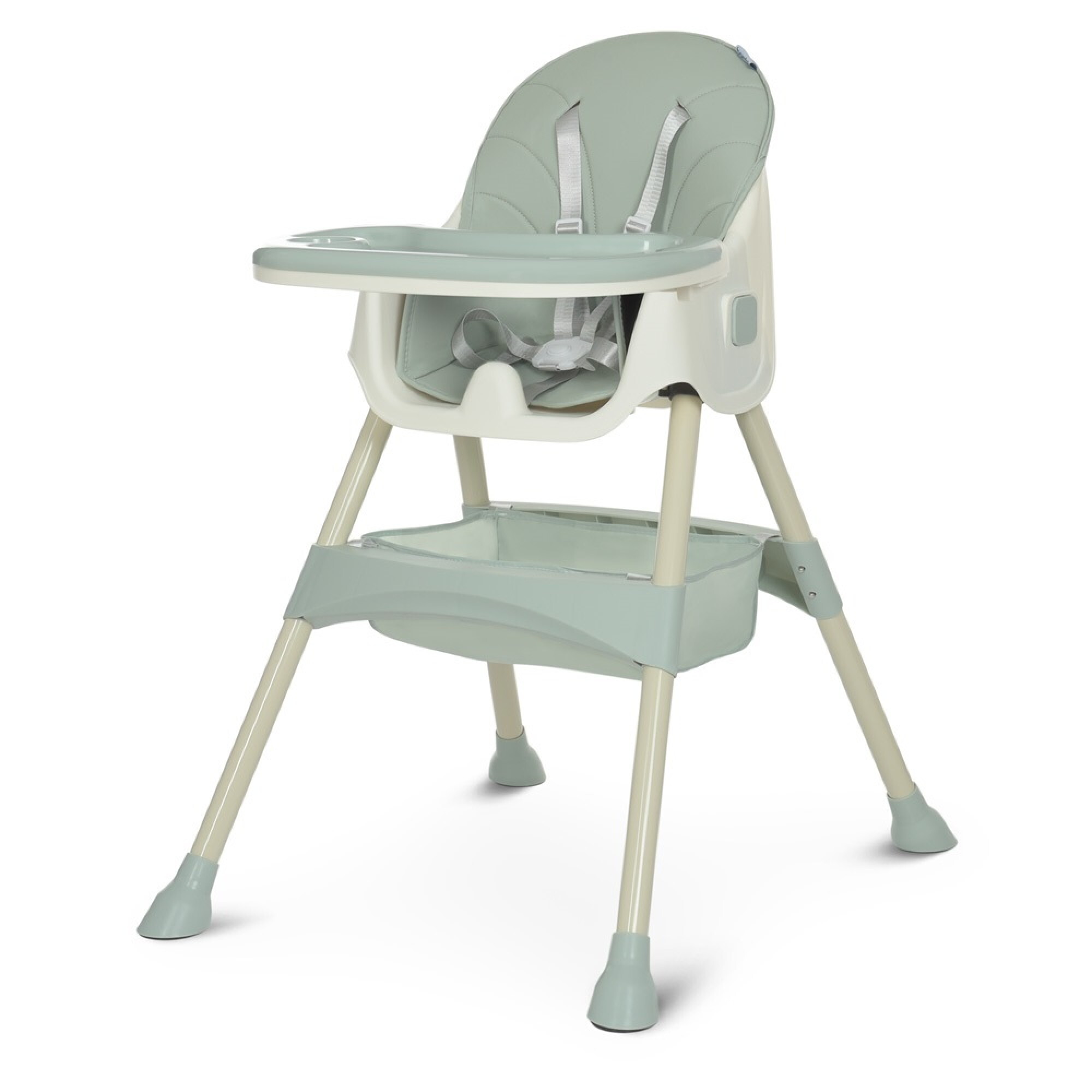 Стульчик для кормления Bambi M-4136-2 зелёный со съёмным подносом