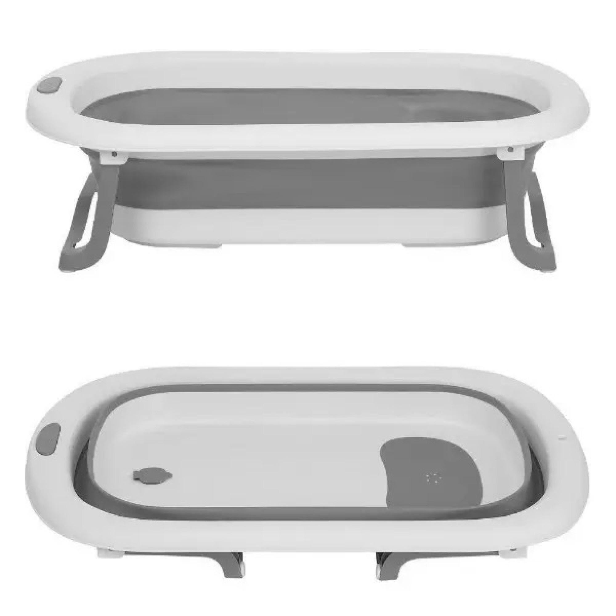 Дитяча ванночка ME 1108 Bath Gray El Camino, сіра бік