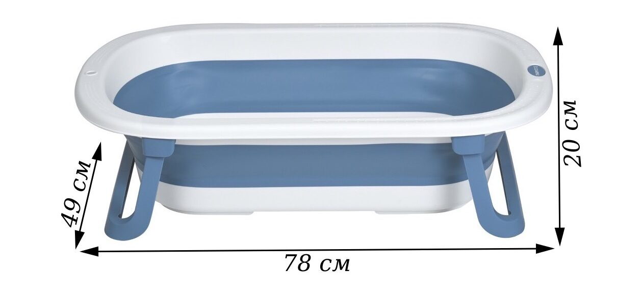 Дитяча ванночка ME 1152 BASIC Blue El Camino схема