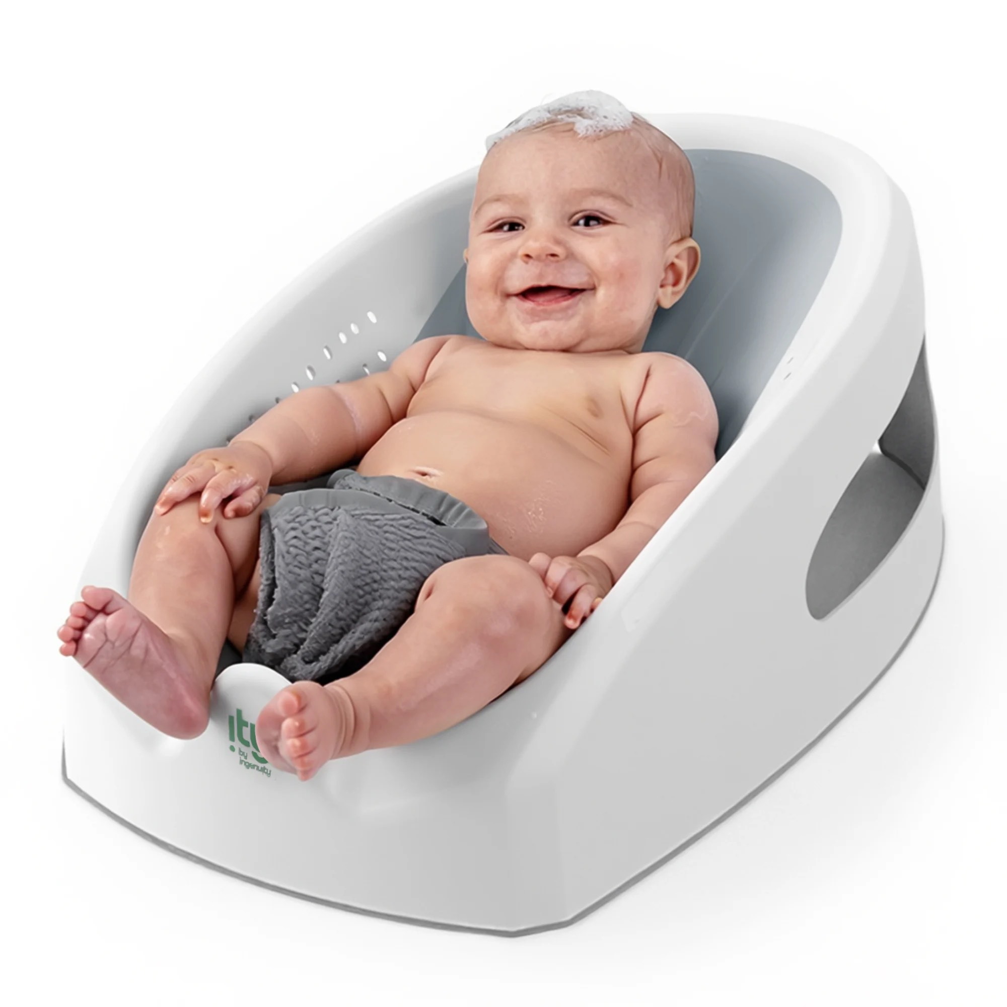Гірка для купання Easy Rinse Ingenuity, біла дитина