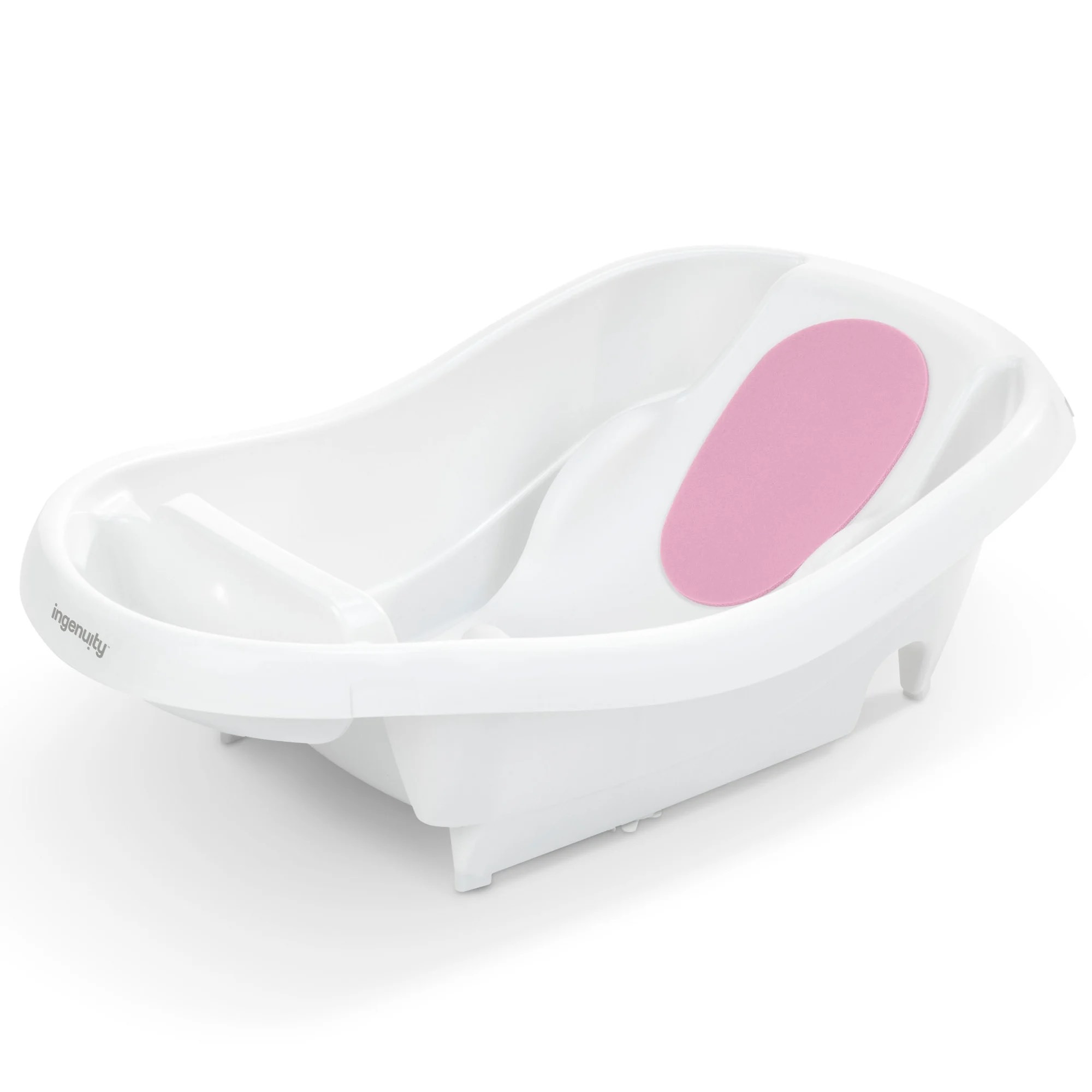 Ванночка 3 в 1 Comfy Clean Ingenuity, белая верхняя часть