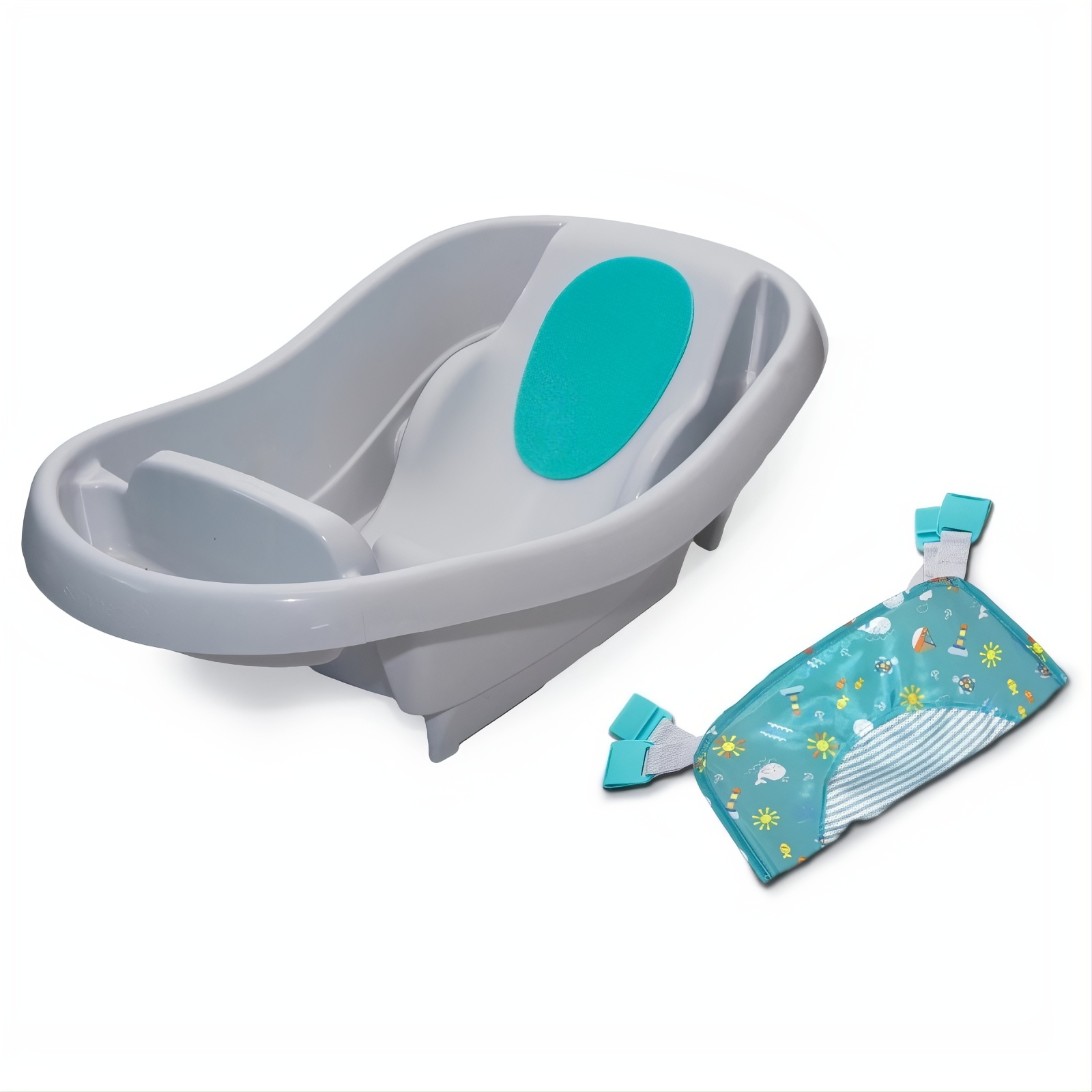 Ванночка 3 в 1 Comfy Clean Ingenuity, серая комплект