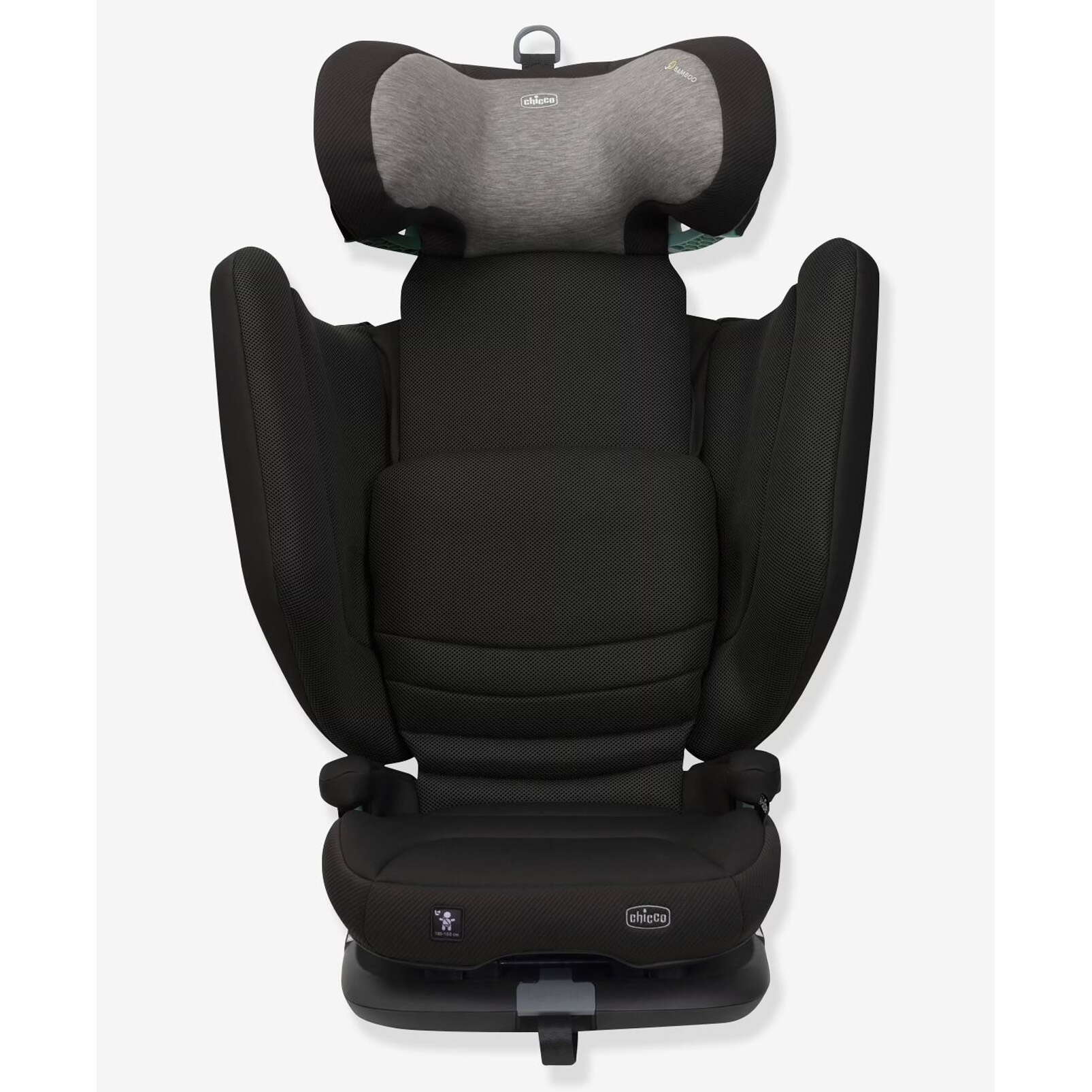 Автокрісло Fold & Go S i-Size Chicco (100-150 см), чорне прямо