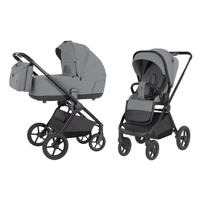 Коляска 2 в 1 Epica Carrello, серая две