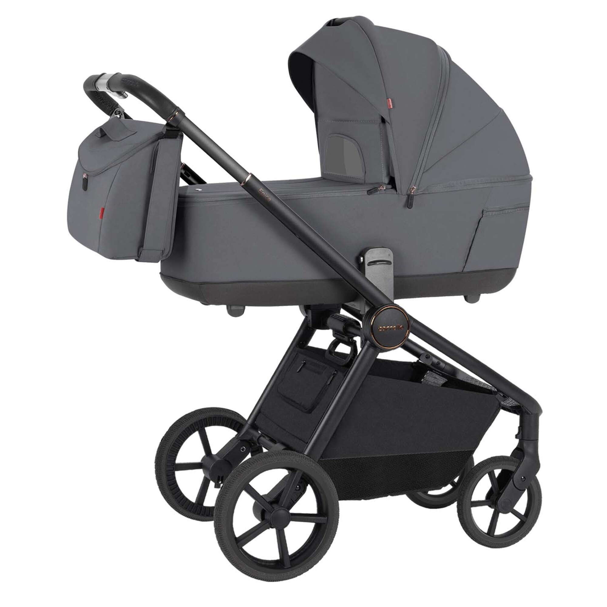 Коляска 2 в 1 Epica Carrello, серая одна