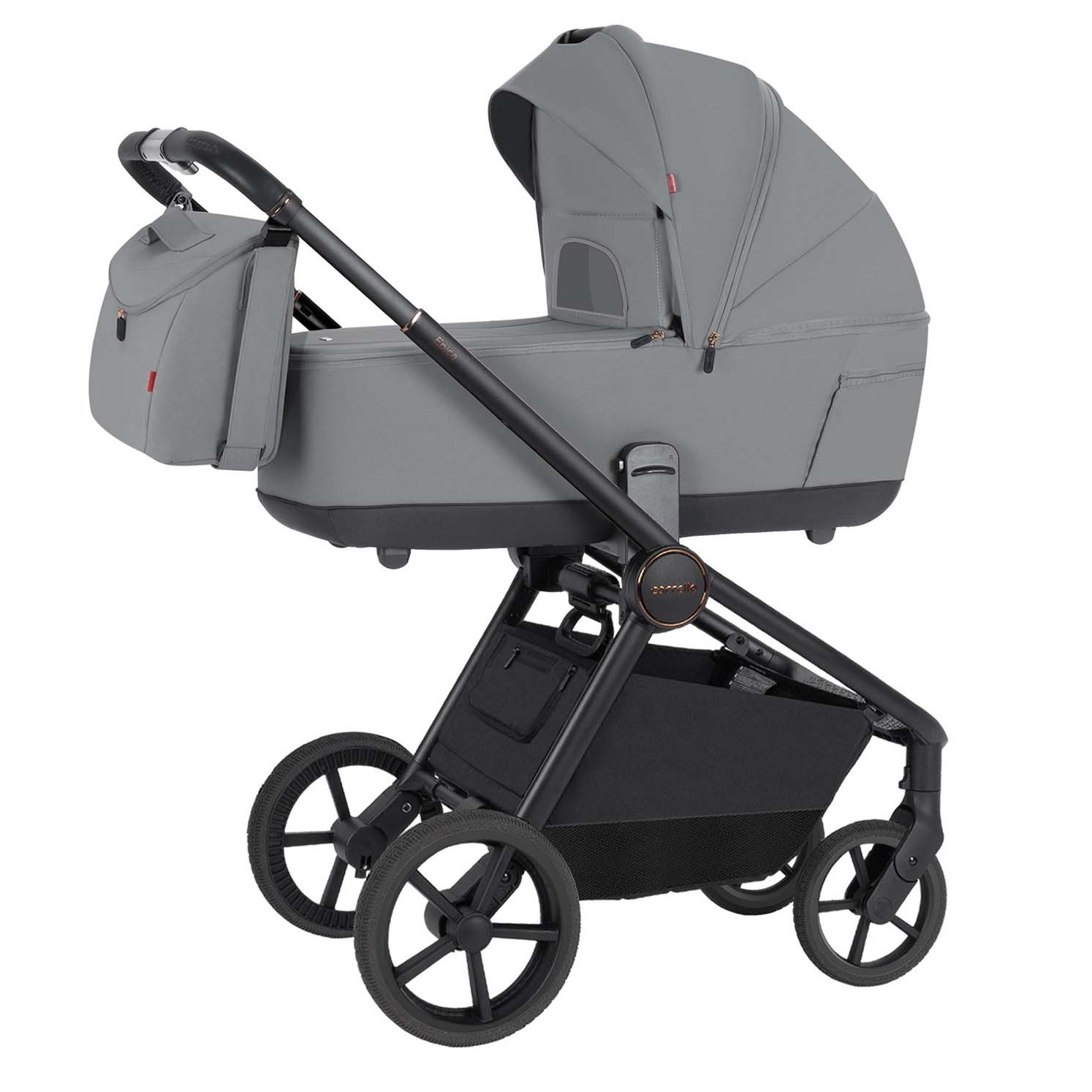Коляска 2 в 1 Epica Carrello, светло-серая одна
