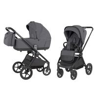 Коляска 2 в 1 Epica Carrello, темно-серая