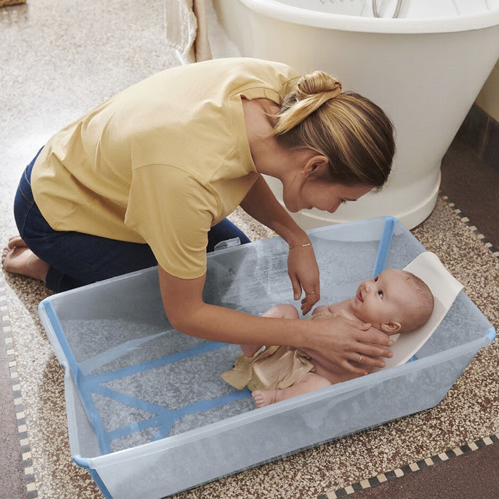 Ванночка складна Stokke Flexi Bath XL, блакитна ванна