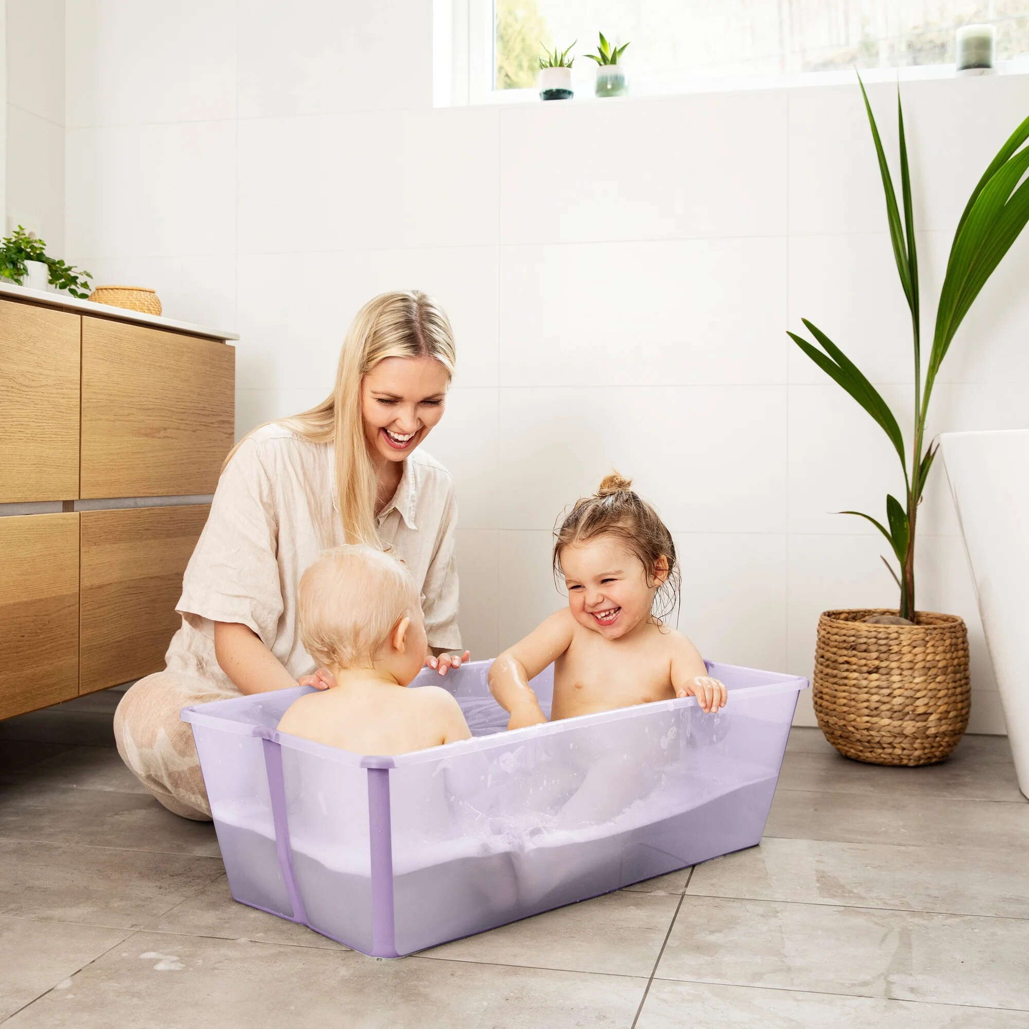 Ванночка складна Stokke Flexi Bath XL, фіолетова діти