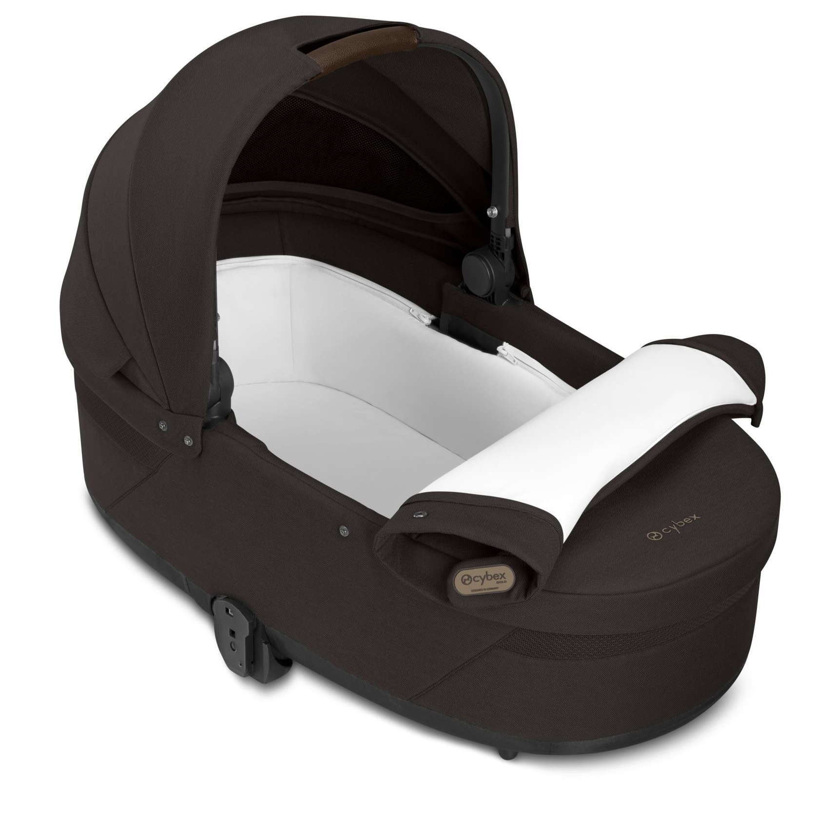 Коляска 2 в 1 Cybex Balios S Lux Chocolate Brown, коричнева люлька