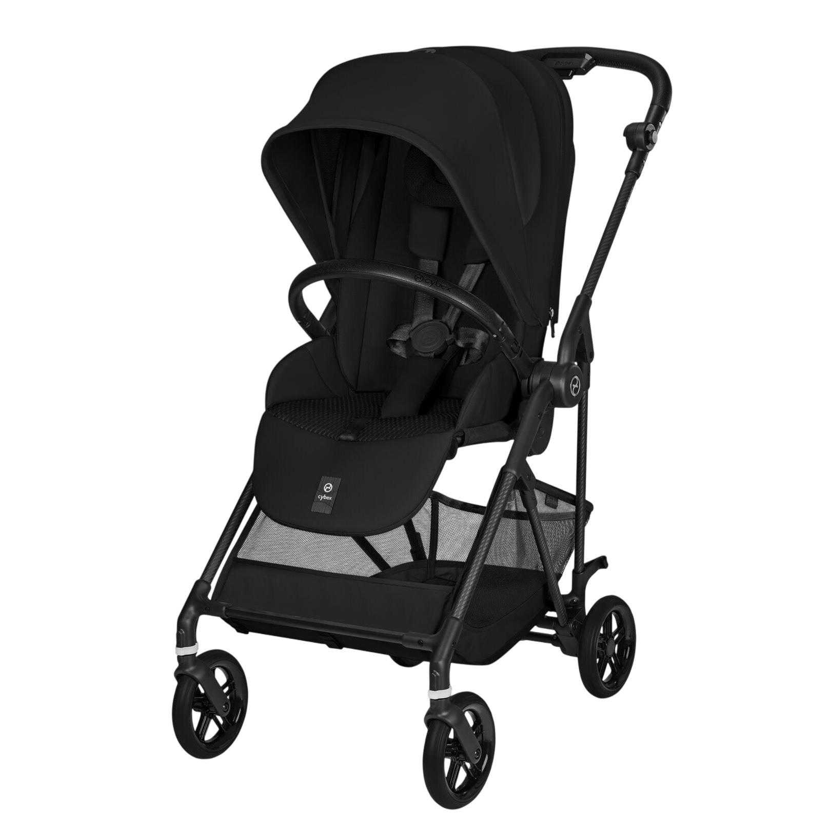 Коляска прогулянкова Cybex Melio Carbon, чорна