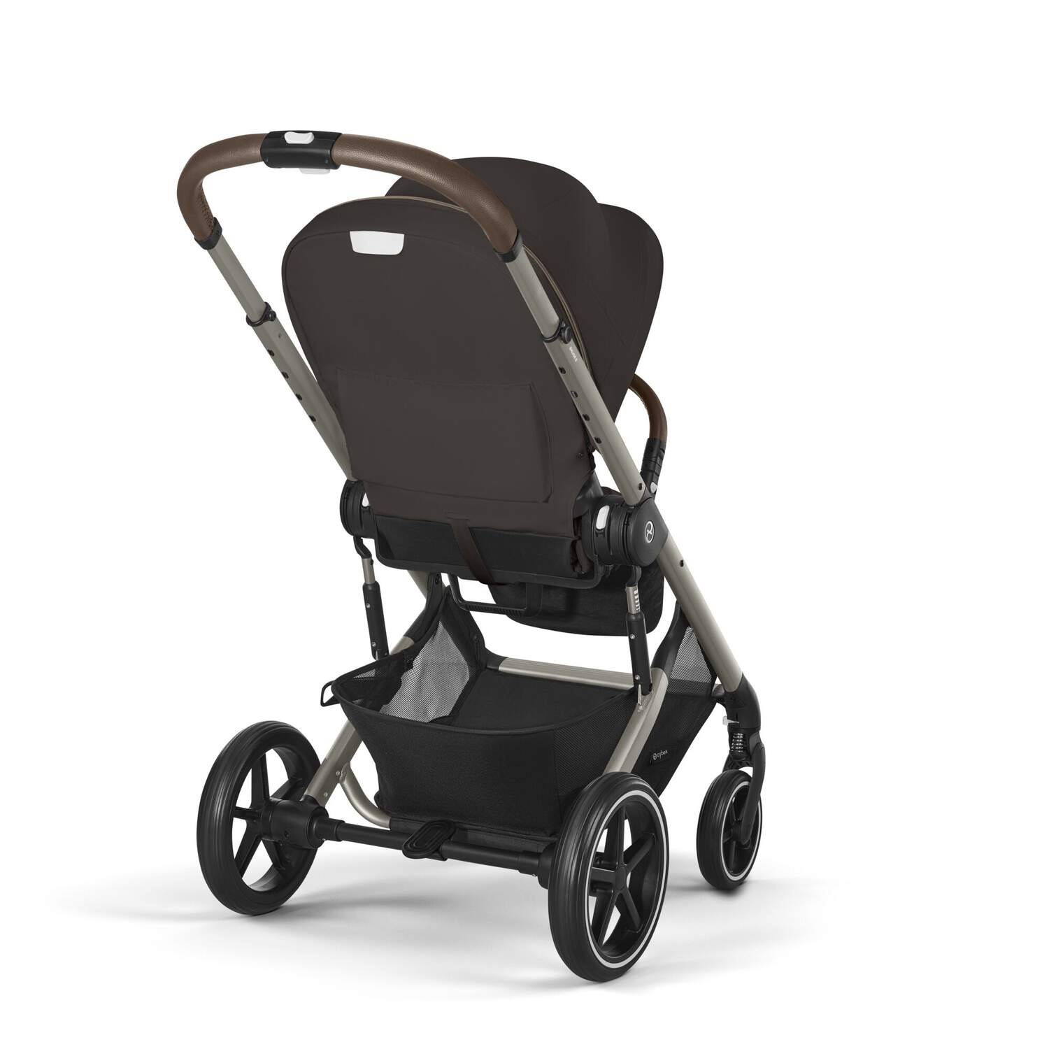 Коляска прогулянкова Cybex Balios S Lux Chocolate Brown, коричнева