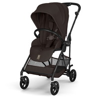 Коляска прогулянкова Cybex Melio Carbon, коричнева ручка