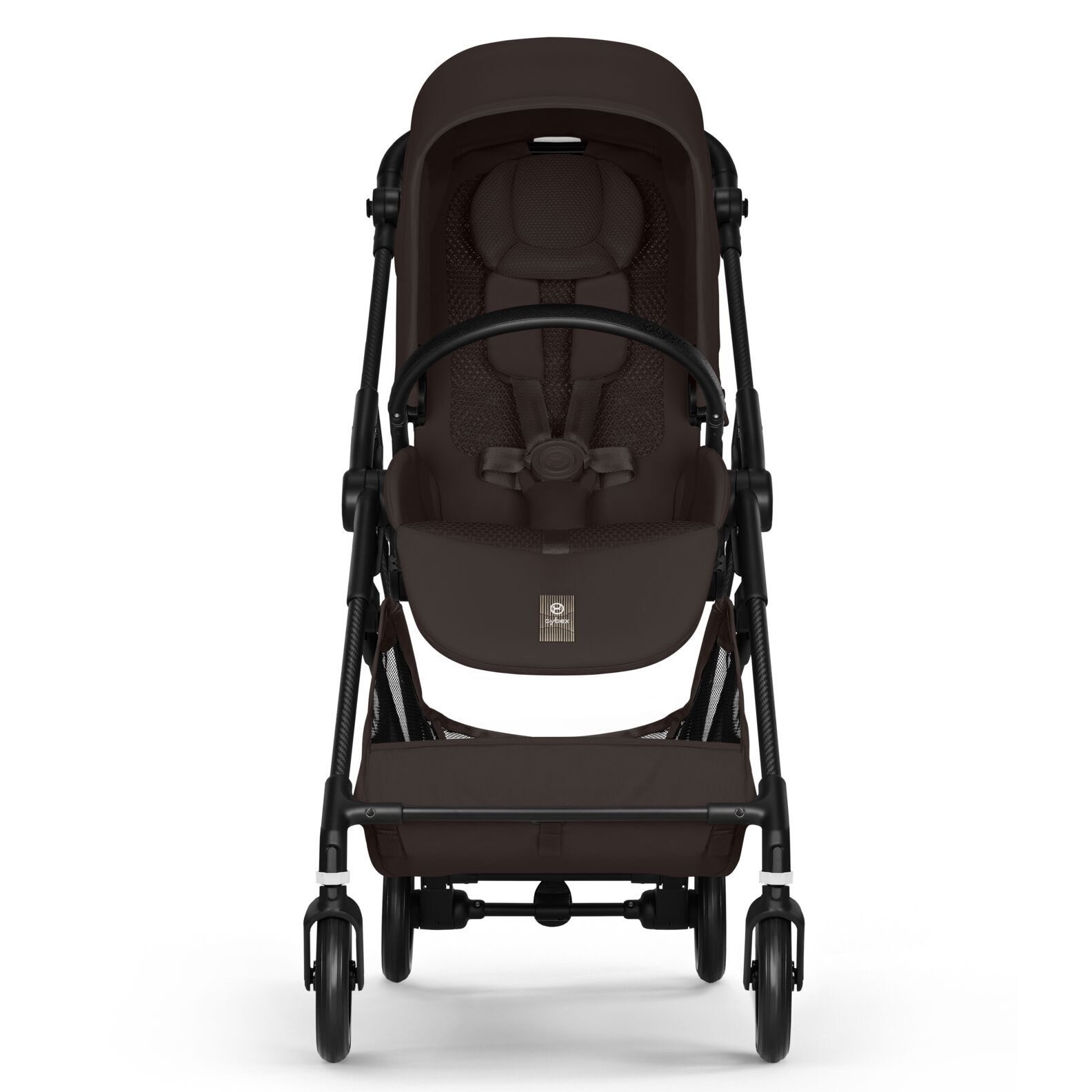 Коляска прогулянкова Cybex Melio Carbon, коричнева прямо