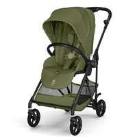 Коляска прогулянкова Cybex Melio Carbon, зелена бампер